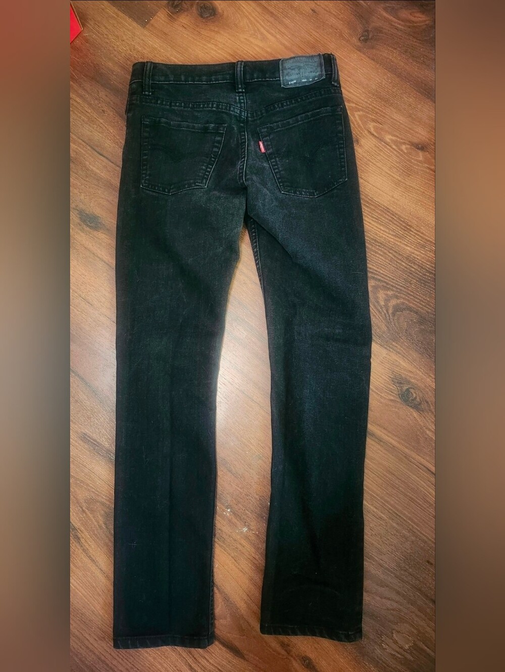 Levi's 510 Kids Black Wash Skinny Jeans Size 14 Reg (W27" X L27")